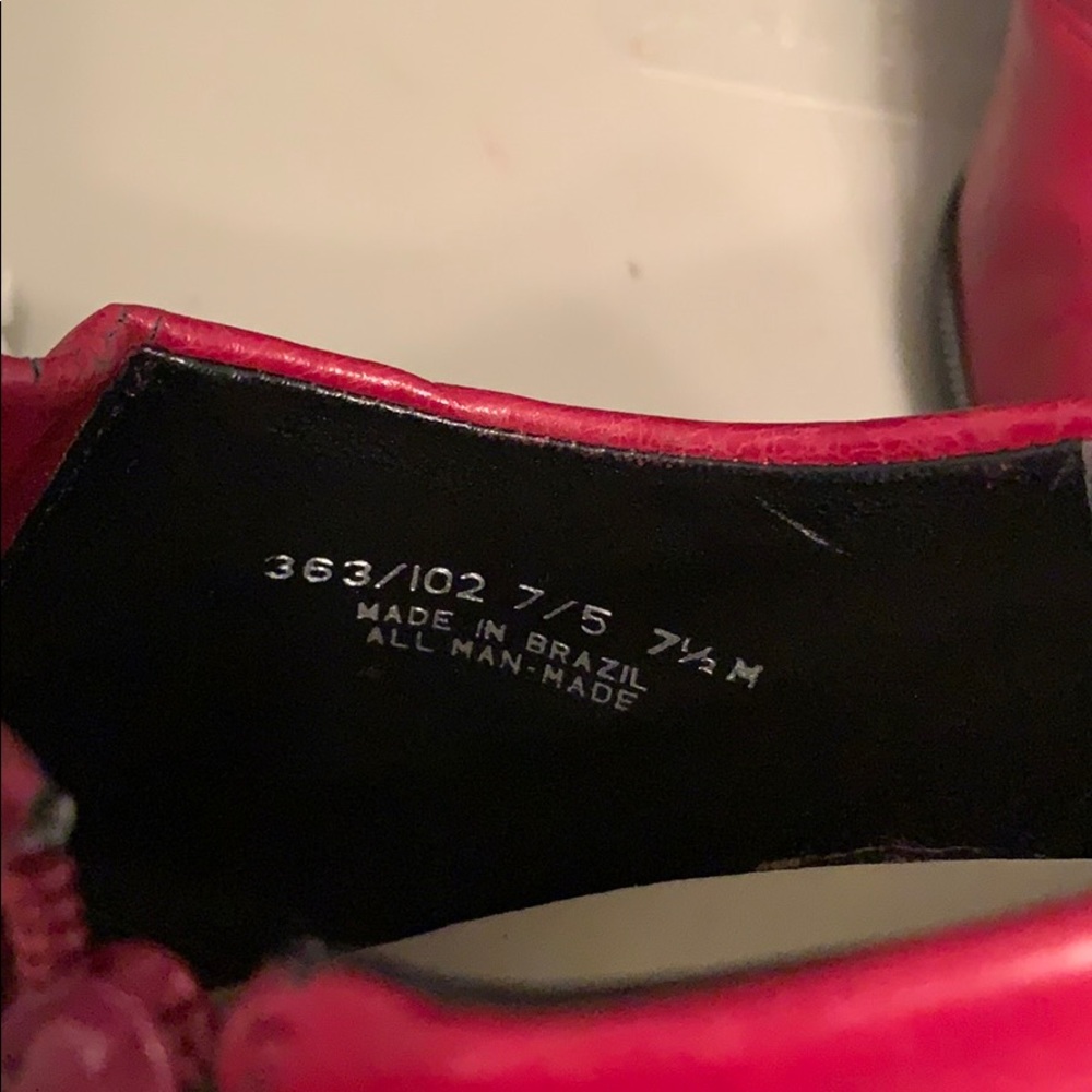 Red Leather Booties! - image 8